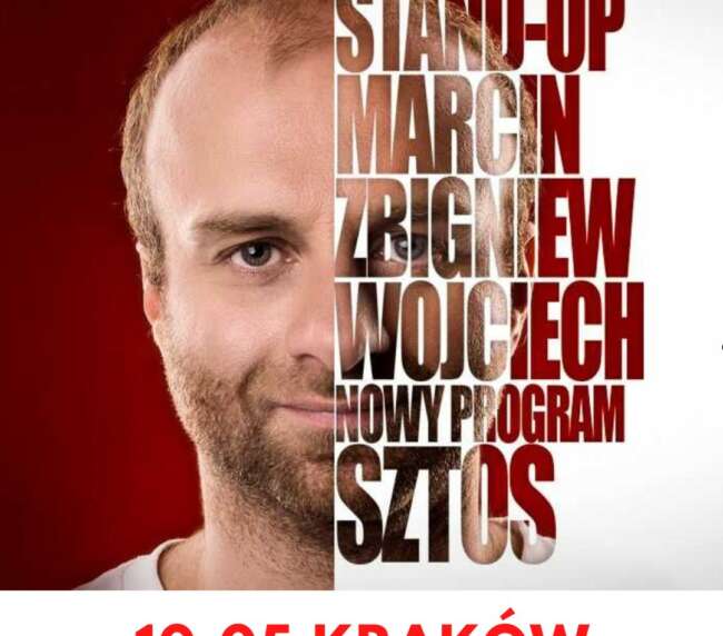 10.05.2023 STAND-UP Marcin Zbigniew Wojciech KRAKÓW Artefakt Cafe, Dajwór 3, Kraków